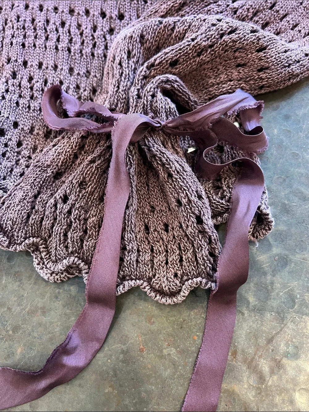Free People openwork crochet
